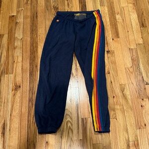 Aviator Nation Navy Stripe Joggers